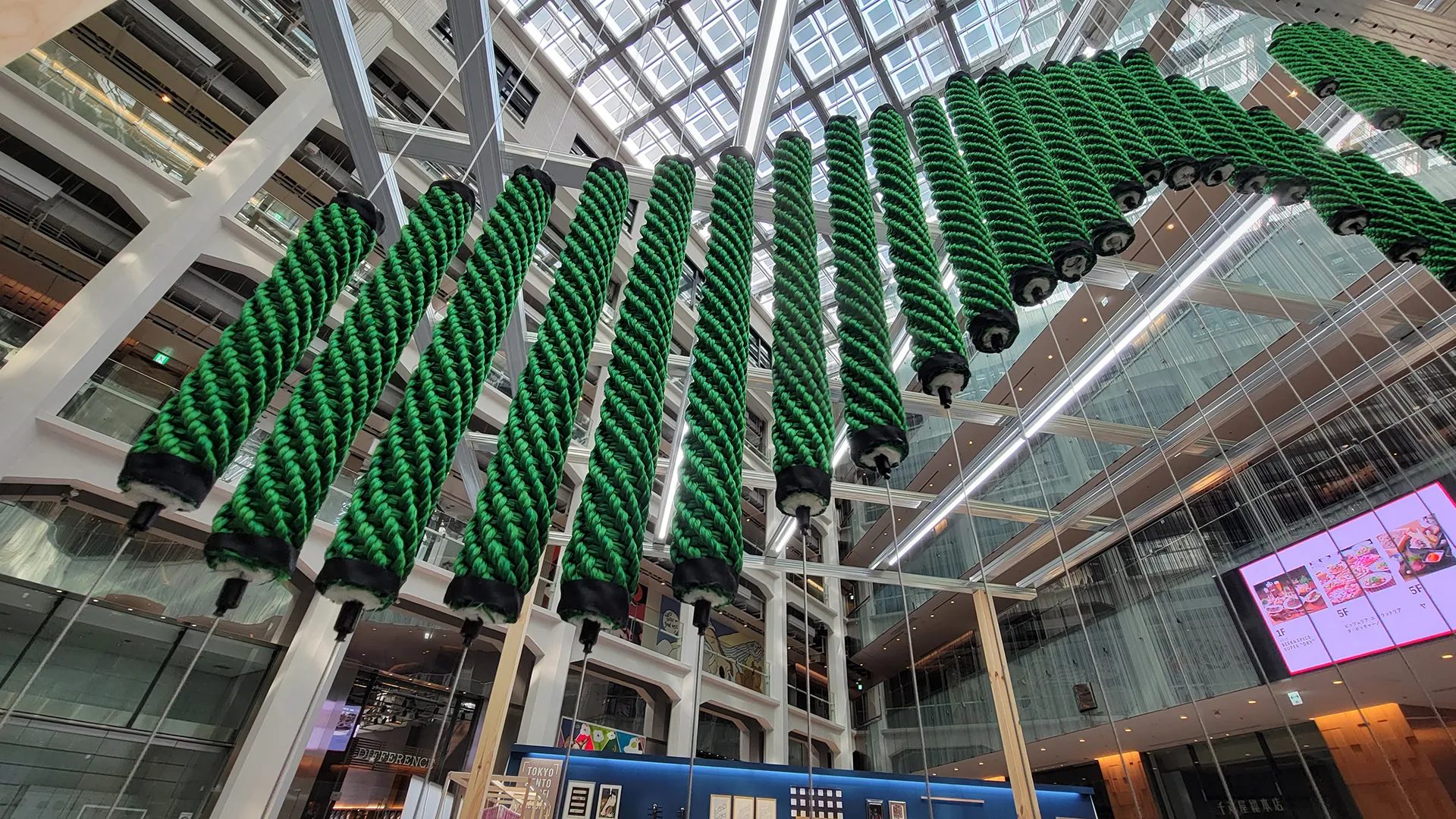 KITTE丸の内施工事例の様子